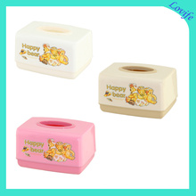 Plastic Rectangle Printed Tissue Boxes (FF-5081-3)